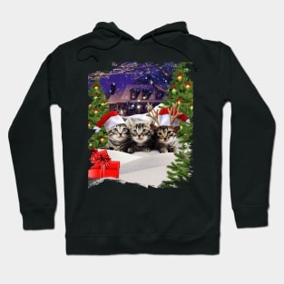 Christmas Cat Kitten Hoodie